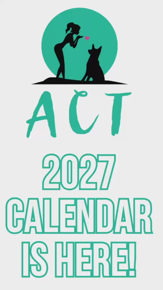 2027 ACT Rescue Doggo Hanging Calendar